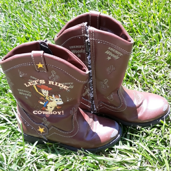 Toy Story Shoes Toy Story Sz Woody Light Up Cowboy Boots Poshmark